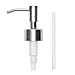 Soap Pump Stainless Steel ULG Soap and Lotion Dispensers Pump Replacement for Dimension 26.3-27.3mm Bottles 1 Pack