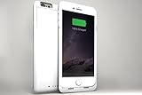 iPhone 6S Plus Battery Case , iPhone 6 Plus Battery Case - 6000mAh External Protective Charging Case Extended Portable Charger Backup Battery Pack Case (White)