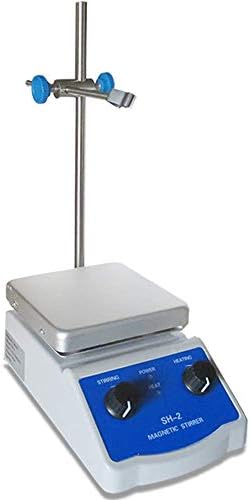 ZHAODALEI Magnetic Stirrer Hot Plate and Lab Hot Plate,100-1600RPM,Max 380°C,Dual Control,for Lab Liquid Mixing Heating
