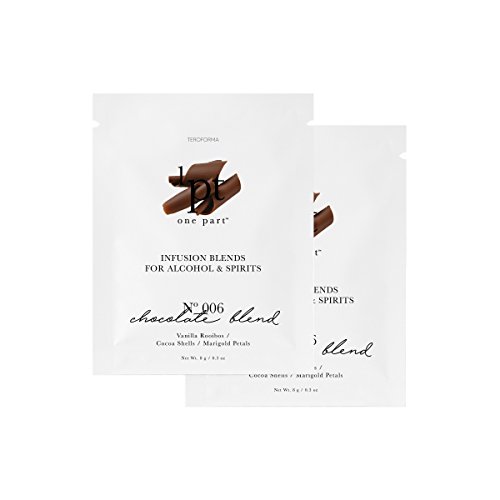 Teroforma 1PT Infusion Blends - Spirit & Alcohol Flavor Infuser Packets for Home Infusion, Single Pack 16g (Chocolate)