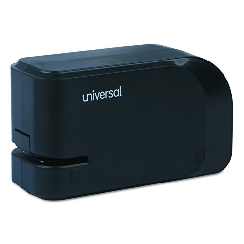 Universal Electric Half-Strip Stapler with Staple Channel Release, 20-Sheet Capacity, Black (43120) - Thumbnail 6