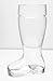 Imperial Home MW1871-BB Oktoberfest Style Glass Beer Boot/Das Boot - Octoberfest Glass Beer Mug - 2 Liter