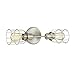 Trade Winds Lighting TW021849BN 2-Light Industrial Wall Mount Sconce in Brushed Nickel