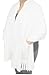 TOOLBOXCLOTHING Polar Fleece Fringed Shawl/Wrap/Shoulder Cozy with Pockets. 78