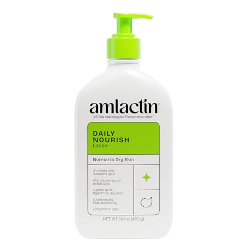AmLactin Feuchtigkeitsspendende Körperlotion, 400 ml (1 Stück) Flasche mit Pumpe, parabenfrei