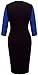 Homeyee Stretch Tunic Pencil Sheath Dress U837 (8, Blue)