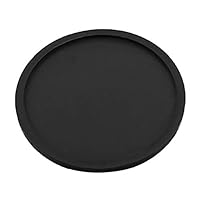 Maserfaliw Cup Coaster Round Silicone Placemat Cup Coaster Table Mug Glass Holder Pad Kitchen Gadget - Black, Essential for Home Life, Can Be Used As