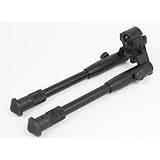 【アルミで軽量】無段階調整軽量バイポッド バレルマウントタイプ★バレル外径14~20mmに対応! もちろんM4M16シリーズ対応です!