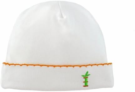 Bambuzik Organic Bamboo Super Soft Newborn Baby Beanie Cap with No seams inside