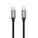 AUKEY USB C to USB C Cable, USB 2.0 Type C Charging Cable Braided Nylon (6.6ft/2m) for MacBook Pro, Nintendo Switch, Nexus 6P, Google Pixel and More