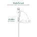 iPhone Cables RAVPower 2-Pack 3ft 6ft Apple MFi Certified Lightning Cable for iPhone X iPhone 8 8plus 7 6 6S 6 Plus, iPhone SE 5S, iPad Mini with Military Grade Fiber, 12,000+ Bend Lifespan