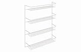ClosetMaid 8033 4-Tier Wall Rack, 18-Inch Wide