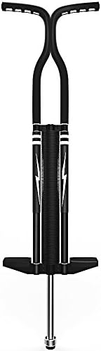 Rayhome Master Pogo Stick with Foam Covered for Ages 9 +,Kids Adults Support weighing 90 to 250 lbs (Black)