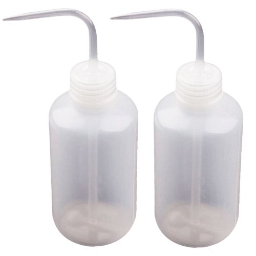 Sealike 2 Pcs Clear Plastic Empty Tattoo Wash Cleaning Soap Holder Squeeze Bottle Holder Squeeze Bottle Tattooing Supply 250ml(White)