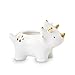 Kate Aspen Dinosaur Ceramic Planter, One Size, White