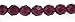 8mm (153 Beads) Amethyst, Czech Fire Polished Round Faceted Glass Beads, 3x16 inch Strand