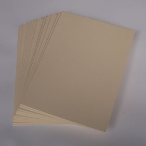 Stella Crafts A4 Cream Card Stock x 100 Sheets, 240gsm (297mm x 210mm)