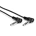 Hosa CSS-105RR Right Angled 1/4" TRS Balanced Interconnect Cable, 5 feet