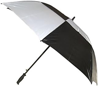Raintech Windproof Double Canopy Golf Umbrella with 62-inch Canopy Coverage and Velcro Closure, Colors May Vary, 1 Pack