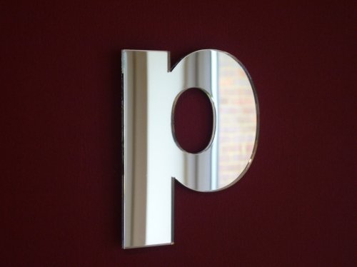 Super Cool Creations Lower Case Letter P Mirrors - 45cm