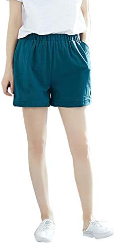 Womens Loose Wide Leg Shorts Solid High 