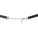 Choker Necklace - Classic Gothic Lace Leather With Swarovski Pendant Perfect Gift For Women Girl Teenagers - Black - Moon - Heart - Triangle