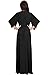 KOH KOH Womens Kaftan Short Sleeve Empire Waist Flowy V-Neck