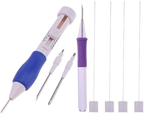 Embroidering Magic Needle with New Design 2019, DIY Magic Embroidery Pen Set 3 Needles Hand Sewing - Cameo Punch Needles, Punch Needles, Punch Needle, Sewing Needle Threaders, Hand Embroidery Machine