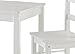 Ameriwood Home Hazel Kid's Table and Chairs Set, White