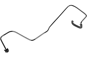 YOLLKY Coolant Radiator Reservoir Tank Overflow Hose - Compatible for Ford Fiesta 2011-2019 - Replace Part 8V2Z-8B081-A, 8V2Z-8B081-B