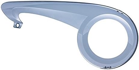 HESLING kettenschützer plastique-'flex 1 pales jusqu'à 46 dents flügellänge 325 mm (de tretlagermitte), complet livré avec des attaches colliers et brillensteg transparent