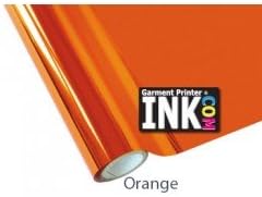 Laser Transfer DTG Foil 12"x100' Rolls for Transfer and DTG Printing , Orange