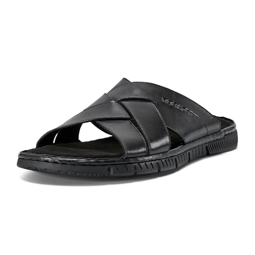 Rockport Men's Jaya, Black Leather, 11.5 Wide