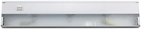 Crescent XLP Lyteplus Xenon 18" 3 Lamp Under Cabinet Snaptyte Light Fixture 3 Position w/ Dimmer Large Knock-Out; White