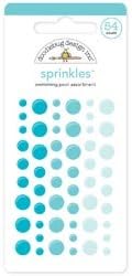 Bulk Buy: Doodlebug Designs (3-Pack) Sprinkles Adhesive Glossy Enamel Embellishment Swimming Pool Dots 54/Pkg MONOS-4010