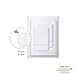 California Design Den King Size Sheets Set - Soft 400 Thread Count Sateen, Natural 100% Cotton Sheets King Size, Deep Pockets with All Around Elastic for a Snug Fit, Cool & Durable Bedding - White