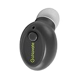 GoNovate G8 Bluetooth Earpiece, Mini Wireless Headset with 5.5 Hour Playtime, W/ Magnetic USB Charger, Earbud with Mic for iPhone, Samsung Galaxy and Other Bluetooth Devices (Grey & Green)