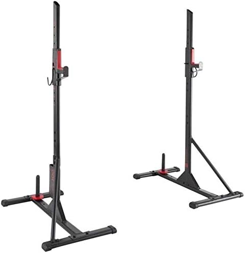 HNSYDS Squat Rack Barbell Rack Home Bench Squat Protection Frame Multi-Function Fitness Simple Weight Bench Frame Equipment Benches Black Abdominal Equipment (Color : Black, Size : 8146120cm)