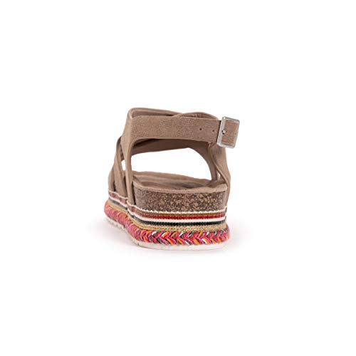 MUK LUKS Women's Beach Bingo Sandal-Tan Wedge - Choose SZ/color | eBay