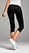 Premium Ultra Soft Womens High Waisted Capri Leggings in Solids and Prints - Cropped Length - Capri Length Black - One Size