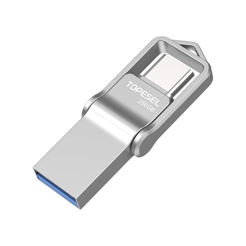 TOPESEL 256GB USB C Flash Drive