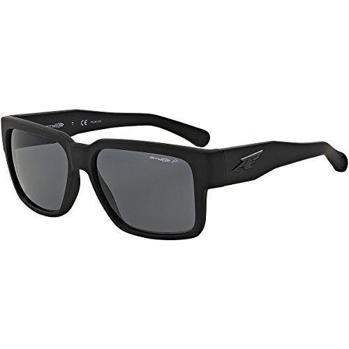 Arnette Supplier Unisex Polarized Sunglasses - 447/81 Fuzzy Black/Grey
