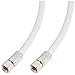 SureCall 50' RG-6 Coax Cable with F - Male Connectors, White