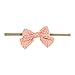 NCMAMA Baby Girls Hair Bows Headbands Floral Stretch Nylon Bands For Toddler Kids Hair Bands Pack Of 3 (Xhmjq002)