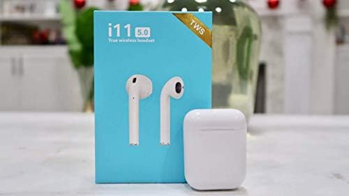 RHYTHM Wireless Bluetooth i11 Airpod Earphone with Portable Charging Case for Android/iOS DevicesWith Sensor