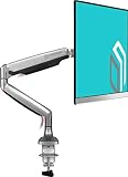 ONKRON Monitor Desk Mount for 13 to 32-Inch LED LCD Flat Monitors up to 19.8 lbs G100 Silver