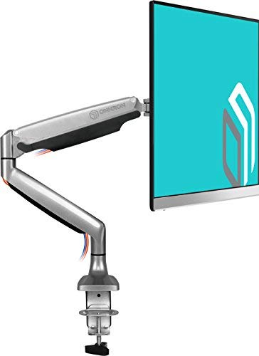 ONKRON Monitor Desk Mount for 13 to 32-Inch LED LCD Flat Monitors up to 19.8 lbs G100 Silver