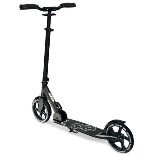 Crazy Skates Foldable Kick Scooter - Kick Scooters for Adults, Teens and Kids with Carrying Strap - Fast Folding, Adjustable Handlebars and Lightweight