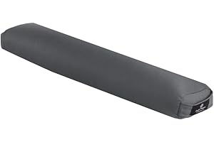 Hugger Mugger Pranayama Yoga Bolster - Very Firm, use Under Length of Spine for Deeper Breathing or Under Ankles, Handmade in The USA