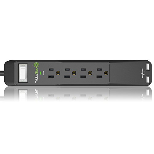 4-Outlet PRO Series Surge Protector with 2 USB Charging Ports